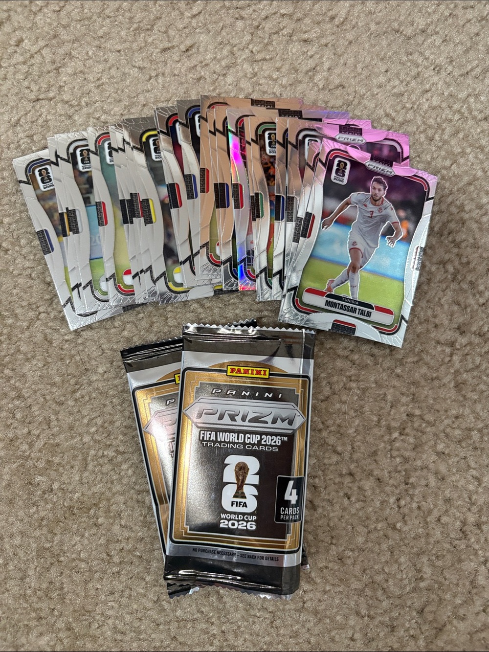 Panini Prizm FIFA World Cup 2026 training cards